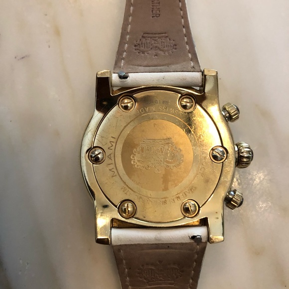 Glam Rock leather oversized watch. Celeb favorite! - Picture 4 of 4